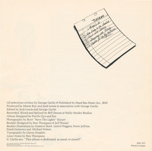 George Carlin - On The Road - 1977