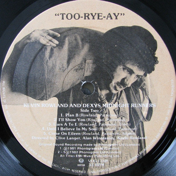 Kevin Rowland & Dexys Midnight Runners - Too-Rye-Ay - 1982