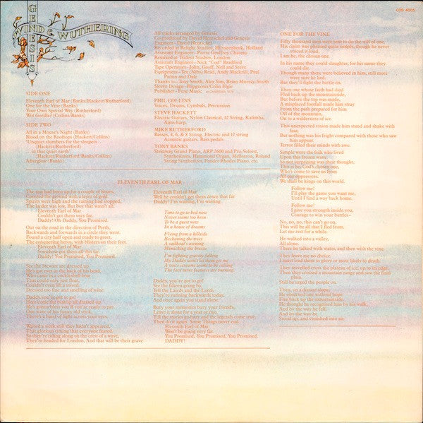 Genesis - Wind & Wuthering