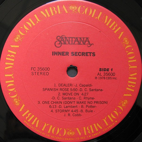 Santana - Inner Secrets - 1978