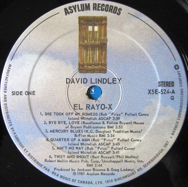 David Lindley - El Rayo-X - 1981
