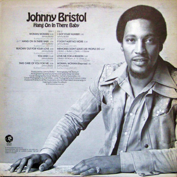 Johnny Bristol - Hang On In There Baby