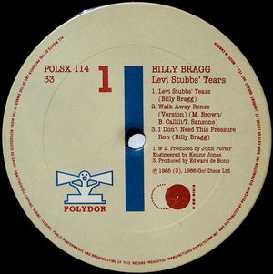 Billy Bragg - Levi Stubbs' Tears - 1986