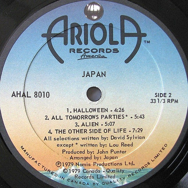 Japan - Quiet Life - 1979