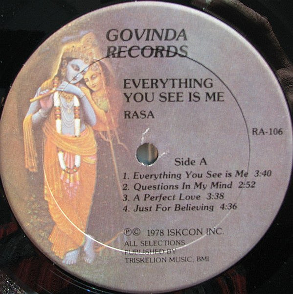 Rasa (9) - Everything You See Is Me