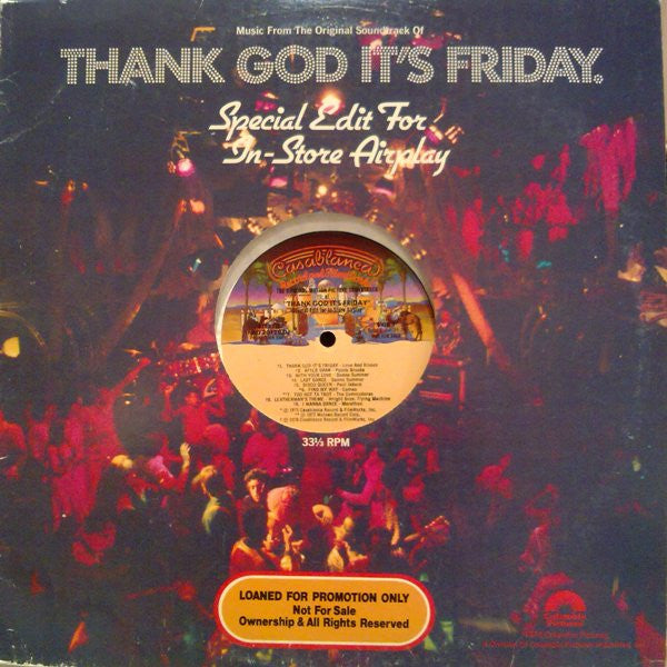 Various - Thank God It's Friday - Special Edit For In-Store Airplay