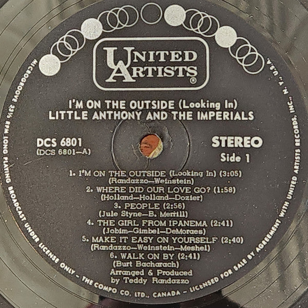Little Anthony & The Imperials - I'm On The Outside (Looking In) - 1964