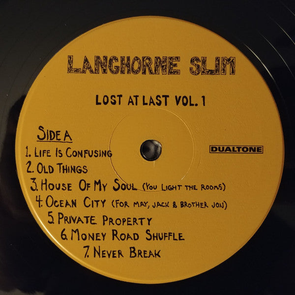 Langhorne Slim - Lost At Last Vol. 1 - 2017