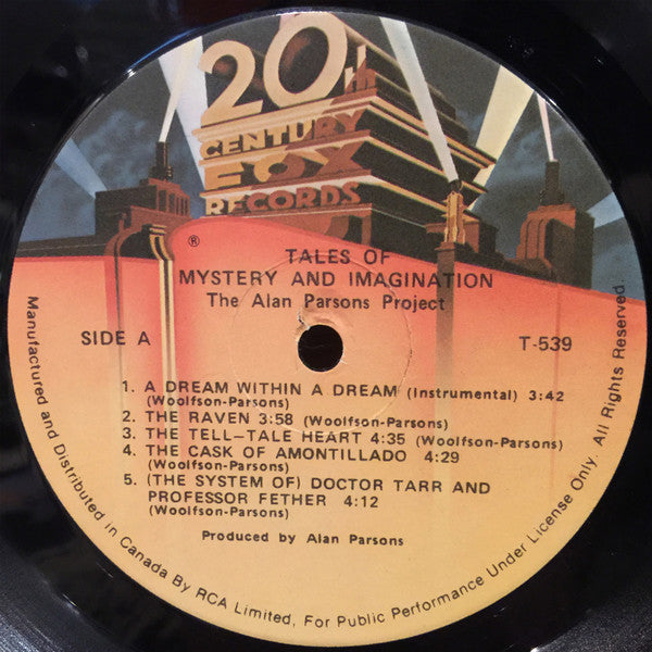 The Alan Parsons Project - Tales Of Mystery And Imagination