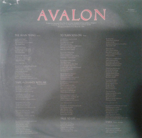 Roxy Music - Avalon -
