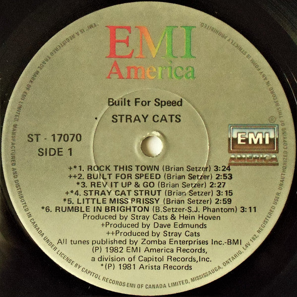 Stray Cats - Built For Speed - 1982