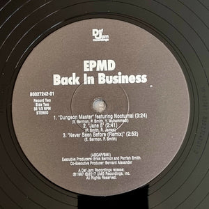 EPMD - Back In Business Vinyl Record