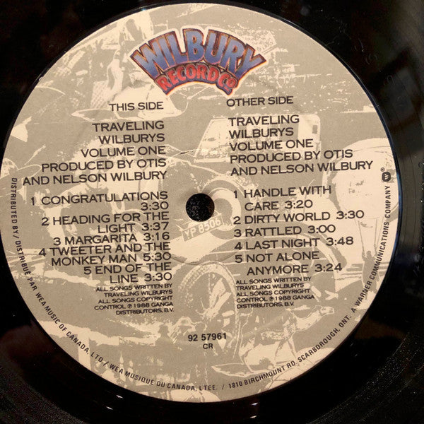 Traveling Wilburys - Volume One - 1988