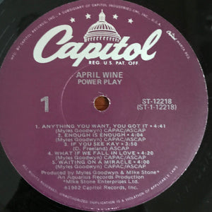 April Wine - Power Play