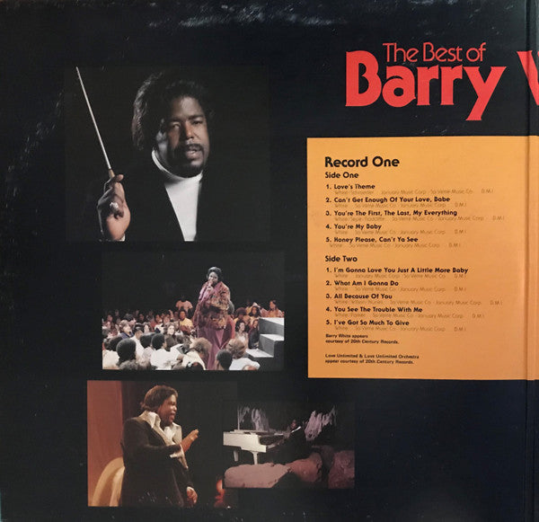 Barry White - The Best Of Barry White With His Love Unlimited