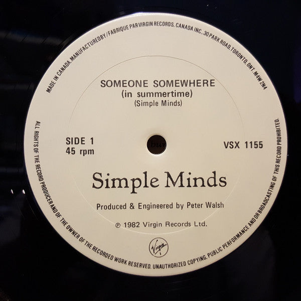 Simple Minds - Someone Somewhere (In Summertime) (Extended Remix) -