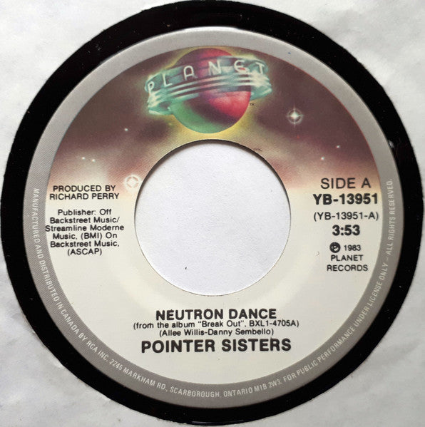 Pointer Sisters - Neutron Dance - 1984