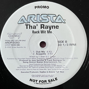Tha' Rayne - Rock Wit Me (Promo) - 2002