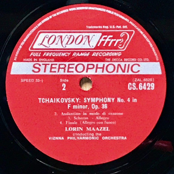 Pyotr Ilyich Tchaikovsky - Wiener Philharmoniker, Lorin Maazel - Symphony No. 4 - 1964
