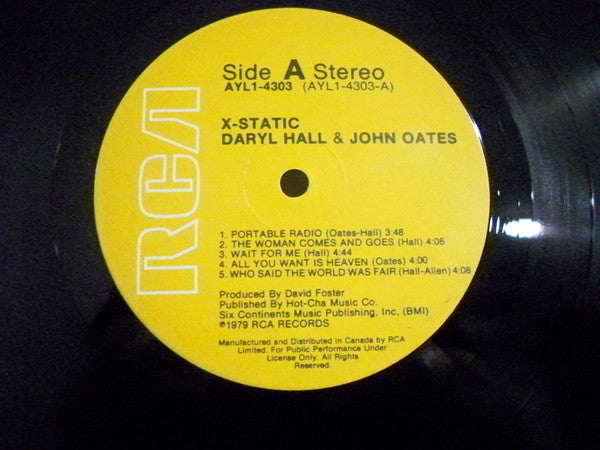 Daryl Hall & John Oates - X-Static