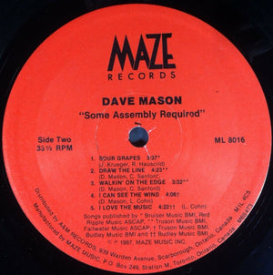 Dave Mason - Some Assembly Required - 1987
