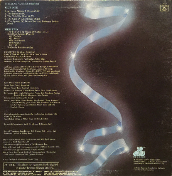 The Alan Parsons Project - Tales Of Mystery And Imagination