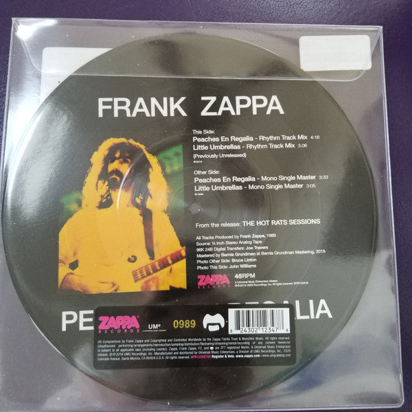 Frank Zappa - Peaches En Regalia Vinyl Record