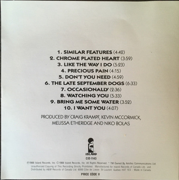 Melissa Etheridge - Melissa Etheridge (CD) -