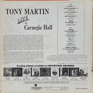 Tony Martin - Live At Carnegie Hall - 1965