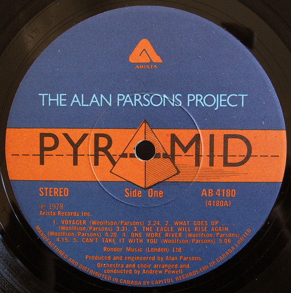 Alan Parsons Project, The - Pyramid - 1978