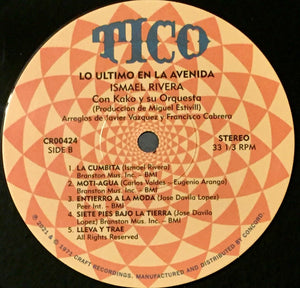 Ismael Rivera Con Kako And His Orchestra - Lo Ultimo En La Avenida - 2022