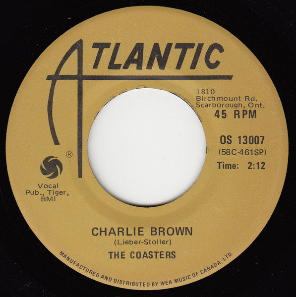 Coasters, The - Charlie Brown -