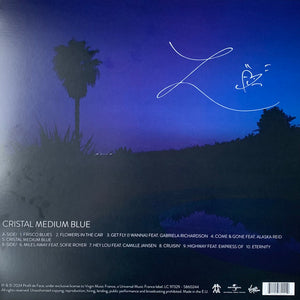 Lewis OfMan - Cristal Medium Blue Vinyl Record