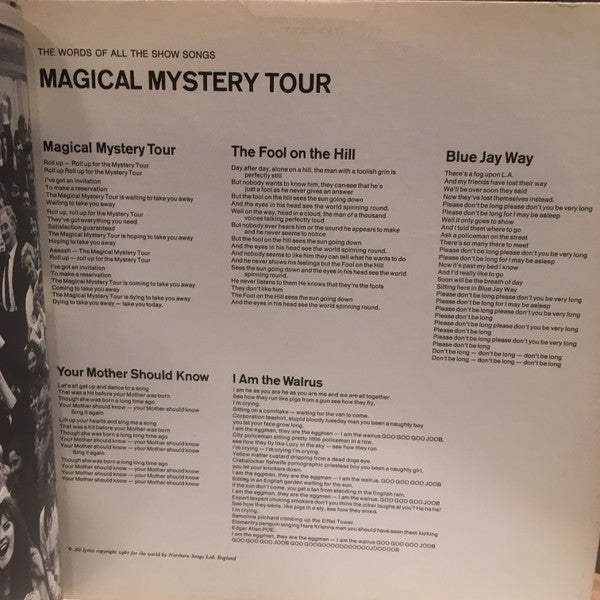 Beatles, The - Magical Mystery Tour - 1967