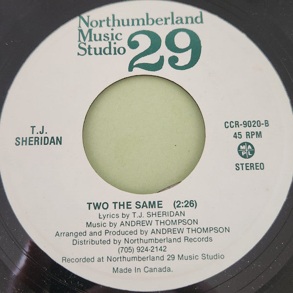 T.J. Sheridan - She Gave Me a Memory / Two The Same -