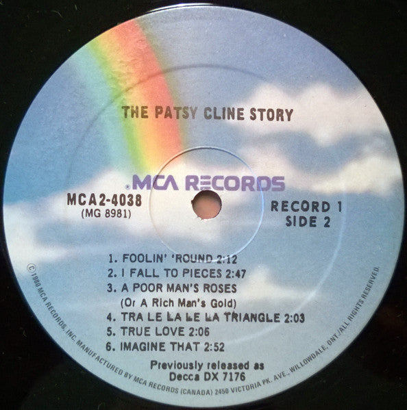 Patsy Cline - The Patsy Cline Story Vinyl Record