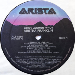 Aretha - Who's Zoomin' Who? Vinyl Record