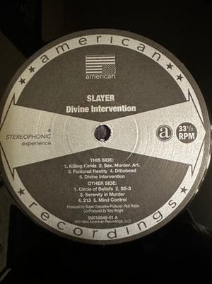 Slayer - Divine Intervention Vinyl Record