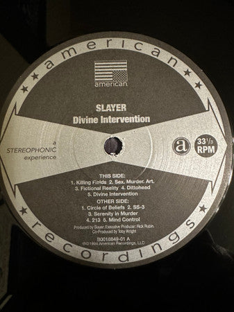 Slayer - Divine Intervention Vinyl Record