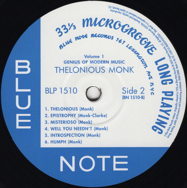Thelonious Monk - Genius Of Modern Music (Volume One) - 2022