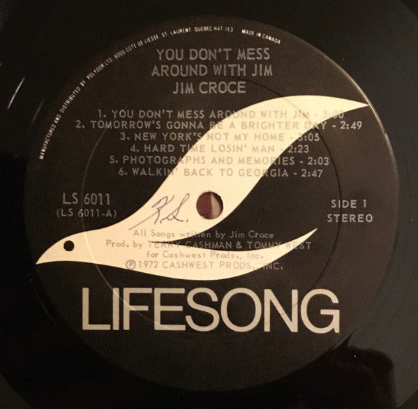 Jim Croce - You Don’t Mess Around With Jim - 1972