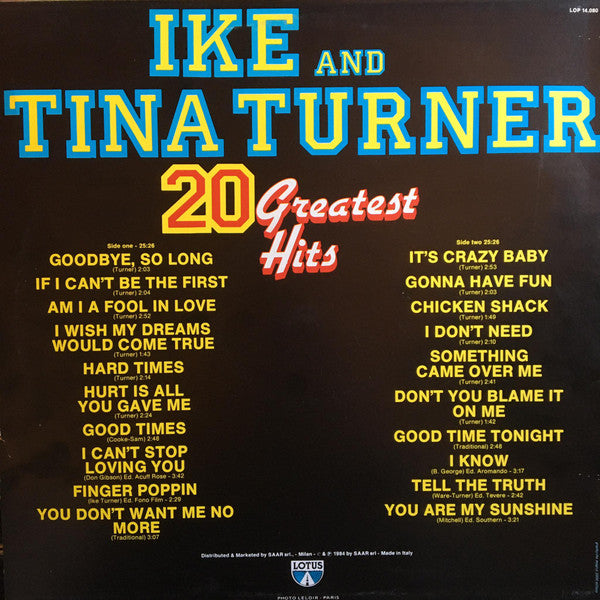 Ike & Tina Turner - 20 Greatest Hits