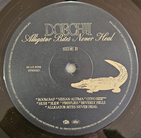 Doechii / Alligator Bites Never Heal白盤限定 Doechii - Alligator Bites Never Heal (Gator Skin Pic Disc Vinyl LP)