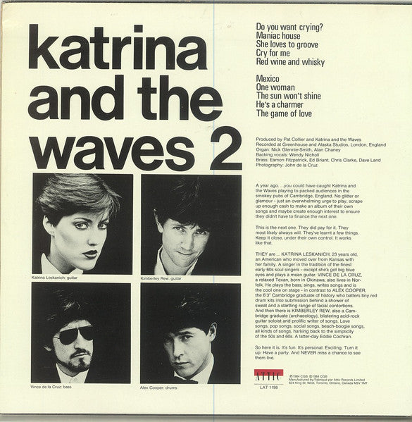 Katrina And The Waves - Katrina And The Waves 2 - 1984