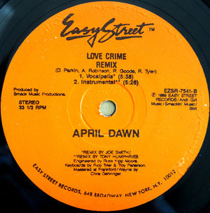 April Dawn - Love Crime (Remix) Vinyl Record