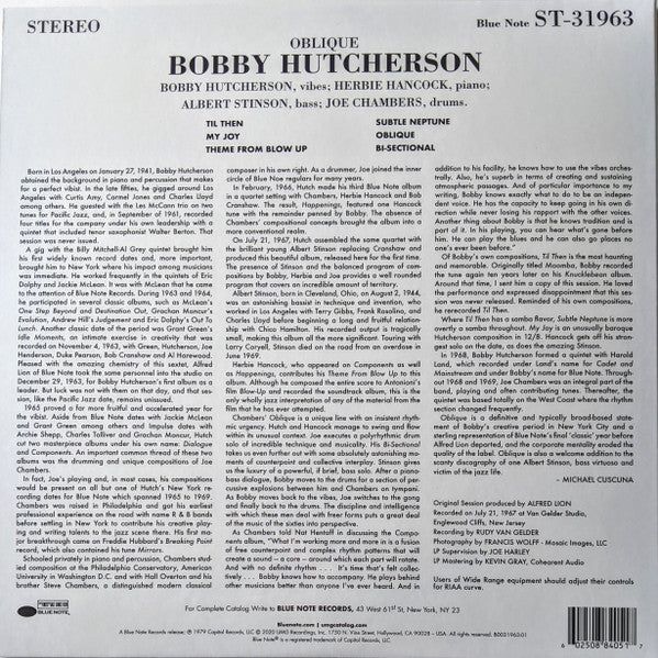 Bobby Hutcherson - Oblique - 2020