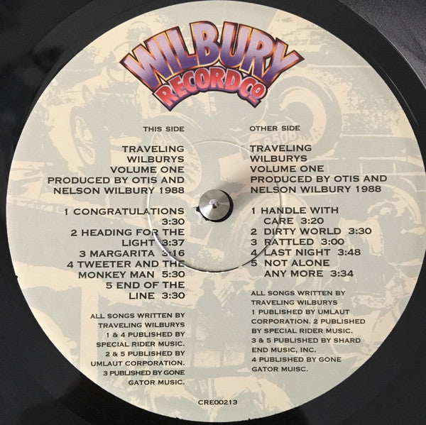 Traveling Wilburys - Volume One Vinyl Record