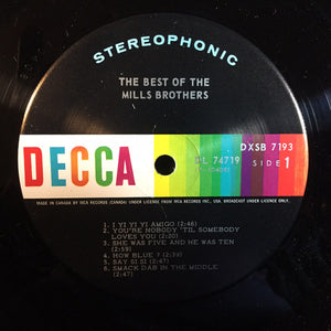 Mills Brothers, The - The Best Of The Mills Brothers - 1965