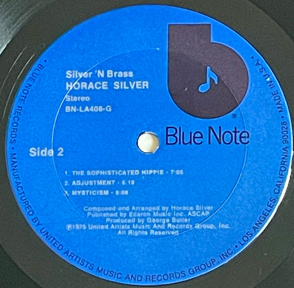 Horace Silver - Silver ‘N Brass - 1975