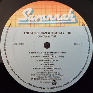 Anita Perras & Tim Taylor  - Anita & Tim Vinyl Record